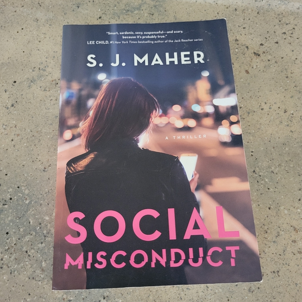 Social Misconduct Paperback Thriller Book By S.J Maher
